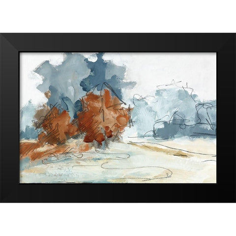 Backroads V Black Modern Wood Framed Art Print by Ellens, Jacqueline