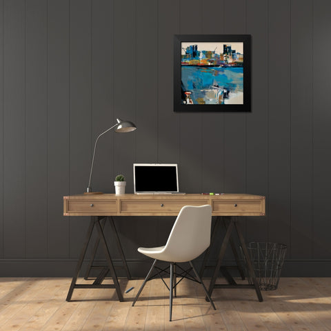 From the Quay Black Modern Wood Framed Art Print by Fitzsimmons, A.