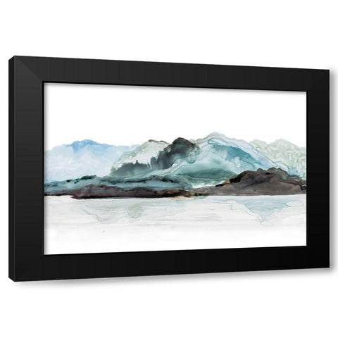 Island Dream Black Modern Wood Framed Art Print with Double Matting by Meyers, Rebecca