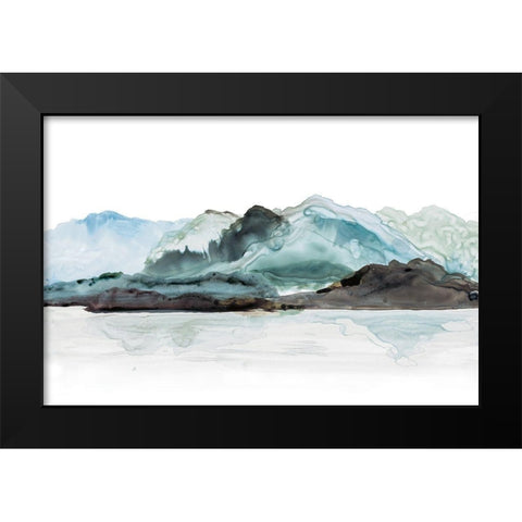 Island Dream Black Modern Wood Framed Art Print by Meyers, Rebecca