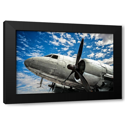 Looking Upward Black Modern Wood Framed Art Print by Smith, Ken