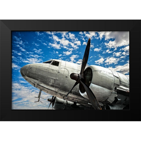 Looking Upward Black Modern Wood Framed Art Print by Smith, Ken