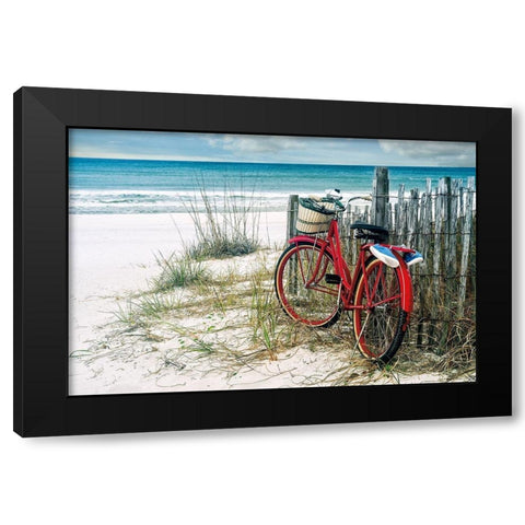 Summer Breeze Black Modern Wood Framed Art Print by Smith, Ken