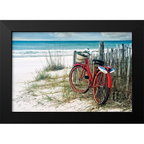 Summer Breeze Black Modern Wood Framed Art Print by Smith, Ken