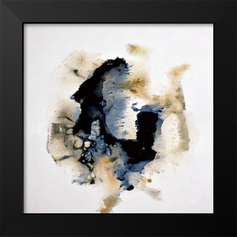 Pilot Black Modern Wood Framed Art Print by Snow , Aerial