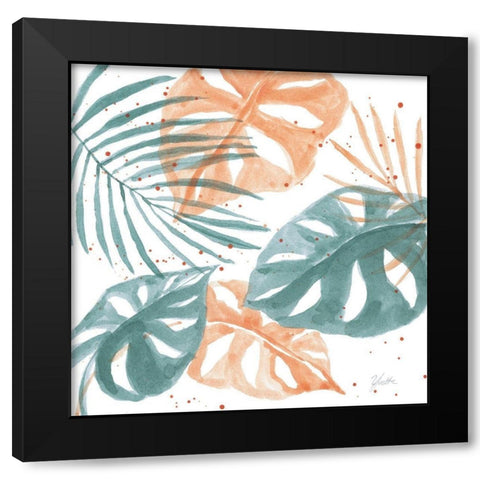 Palm Party II Black Modern Wood Framed Art Print by St.Amant, Yvette