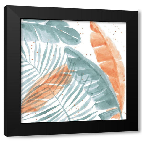 Palm Party III Black Modern Wood Framed Art Print by St.Amant, Yvette