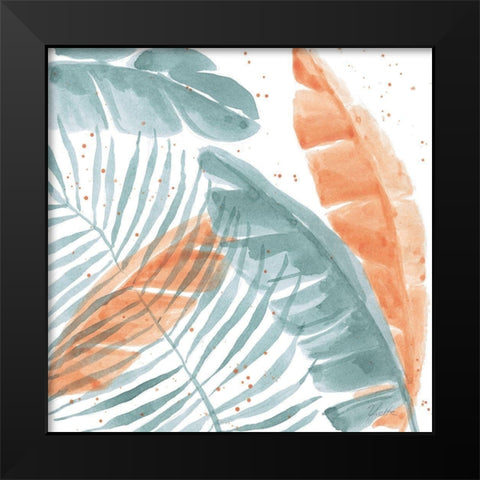 Palm Party III Black Modern Wood Framed Art Print by St.Amant, Yvette