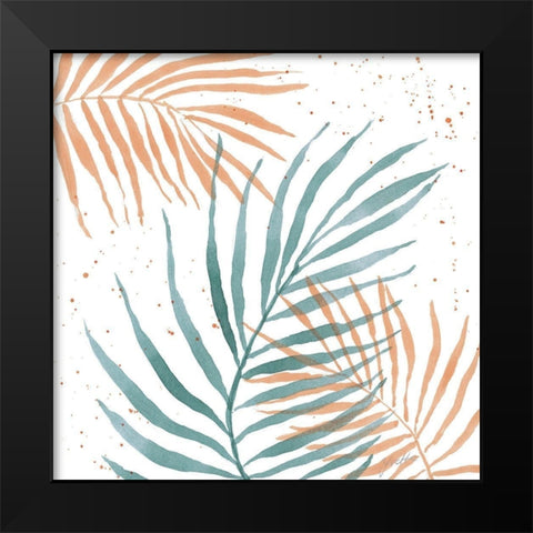 Palm Party IV Black Modern Wood Framed Art Print by St.Amant, Yvette