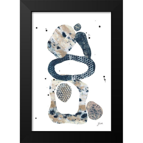 Balancing Act I Black Modern Wood Framed Art Print by St.Amant, Yvette
