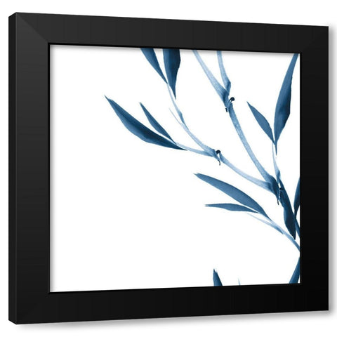 Simplicity IV Black Modern Wood Framed Art Print with Double Matting by Sugita, Katsumi