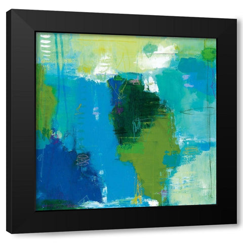 Synergy Black Modern Wood Framed Art Print with Double Matting by Carstensen, Amy Leigh