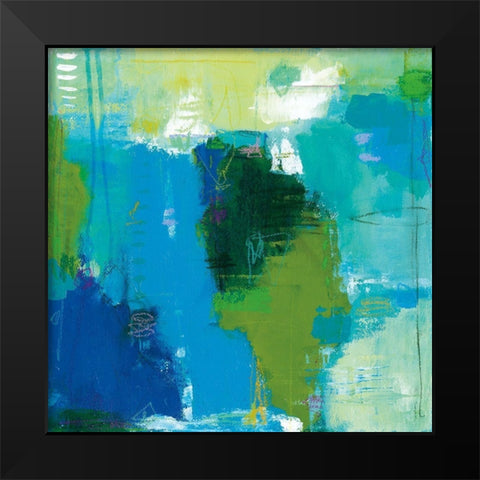 Synergy Black Modern Wood Framed Art Print by Carstensen, Amy Leigh
