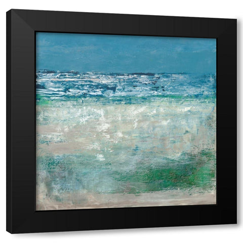 Summer Days Black Modern Wood Framed Art Print with Double Matting by Casell, Sherri