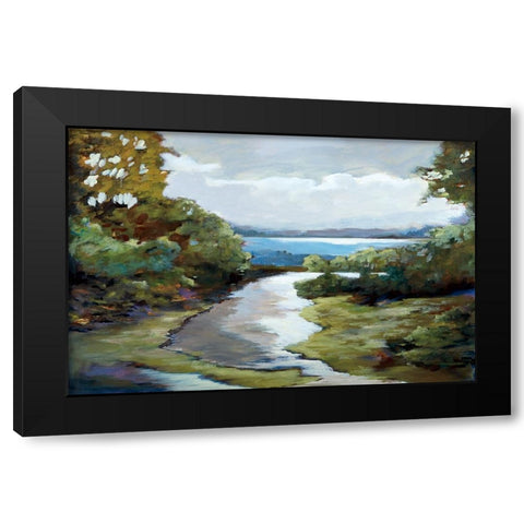 Evenings Promise Black Modern Wood Framed Art Print by Buckley, Mary Parker