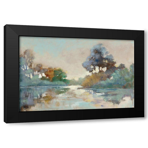 Constance Black Modern Wood Framed Art Print with Double Matting by Buckley, Mary Parker