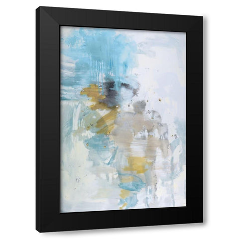 Afloat Black Modern Wood Framed Art Print with Double Matting by Ellens, Jacqueline