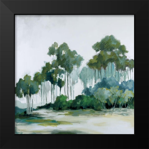 Winter Light Black Modern Wood Framed Art Print by Ellens, Jacqueline