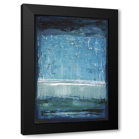 Elemental Black Modern Wood Framed Art Print with Double Matting by Gold, Caroline