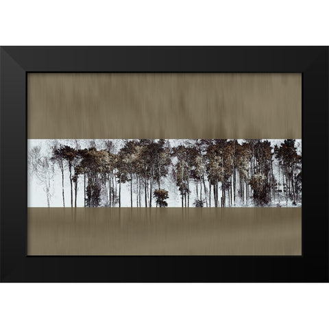 Golden Faith I Black Modern Wood Framed Art Print by Hoh, Roy