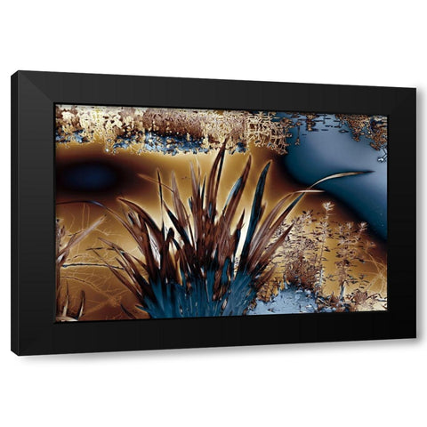 Gold Faith II Black Modern Wood Framed Art Print with Double Matting by Hoh, Roy