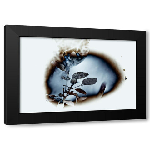 Last Romance Black Modern Wood Framed Art Print by Hoh, Roy