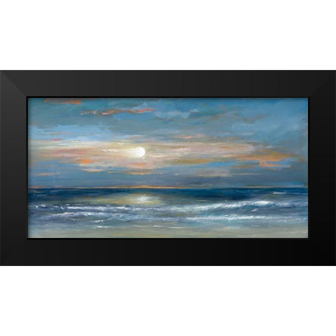 Soleil Black Modern Wood Framed Art Print by Kadmiri, Aziz