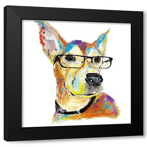 Spartacus Black Modern Wood Framed Art Print by Kadmiri, Aziz