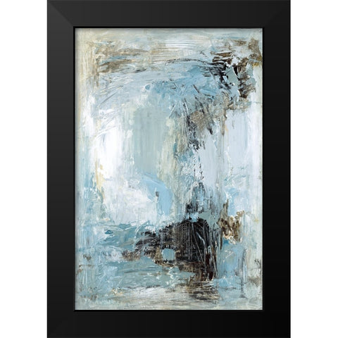 Talk About Things to Come Black Modern Wood Framed Art Print by Pasion, Wani