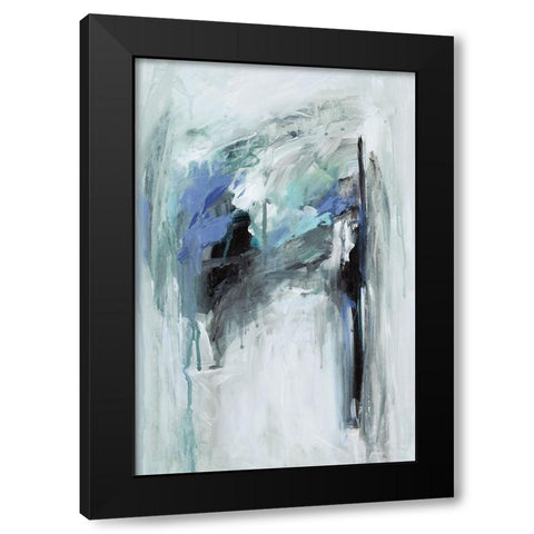Anything But Nothing Again Black Modern Wood Framed Art Print by Pasion, Wani