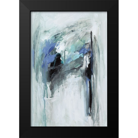 Anything But Nothing Again Black Modern Wood Framed Art Print by Pasion, Wani