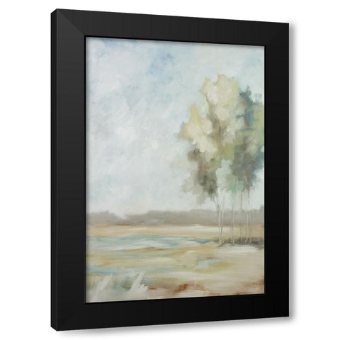 Solo Journey Black Modern Wood Framed Art Print with Double Matting by Ellens, Jacqueline