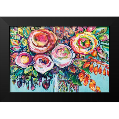 Second Time Round Black Modern Wood Framed Art Print by Drew, Vanessa