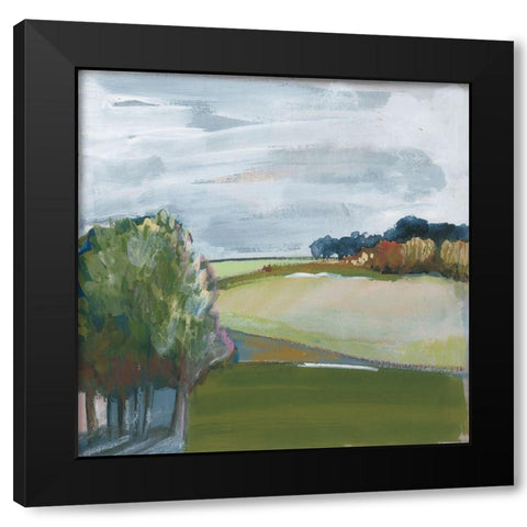 Spring Is Starting I Black Modern Wood Framed Art Print by Bernsen, Leslie