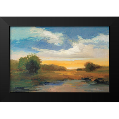 Charismatic Clouds Black Modern Wood Framed Art Print by McMurry, Vicki