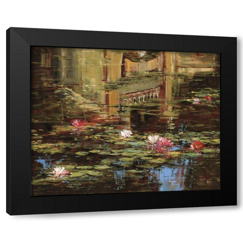 Classical Reflections Black Modern Wood Framed Art Print by Panossian, Paul