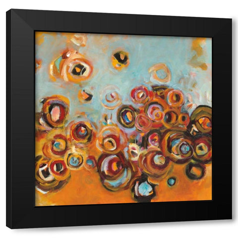 Paradisio II Black Modern Wood Framed Art Print with Double Matting by Pryor, Patrick