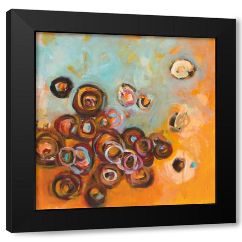 Paradisio III Black Modern Wood Framed Art Print by Pryor, Patrick