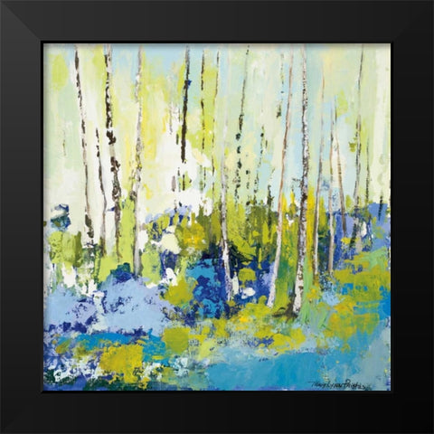 Summer Series I Black Modern Wood Framed Art Print by Pristas, Tracy Lynn
