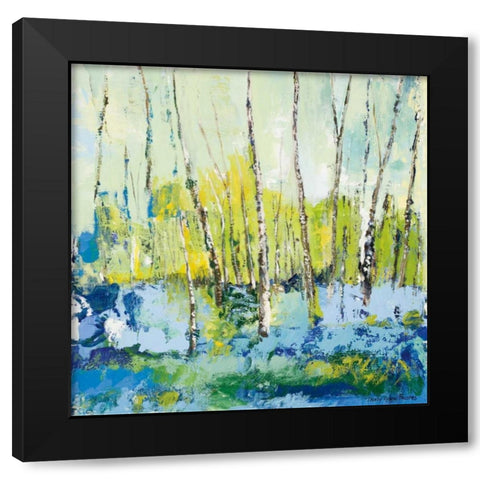 Summer Series II Black Modern Wood Framed Art Print with Double Matting by Pristas, Tracy Lynn
