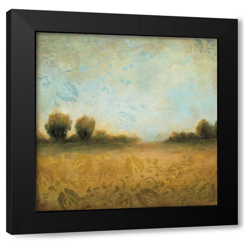 Summer Evening I Black Modern Wood Framed Art Print with Double Matting by Pasion, Wani