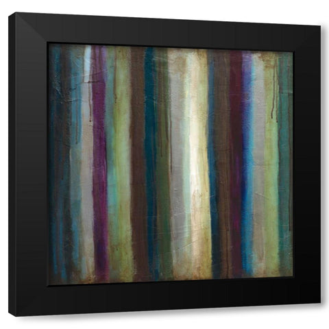 Striations I Black Modern Wood Framed Art Print by Pasion, Wani