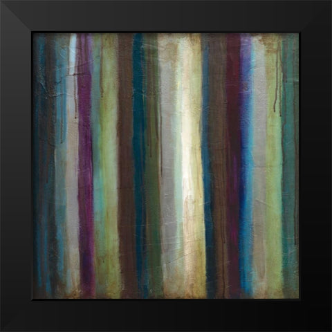 Striations I Black Modern Wood Framed Art Print by Pasion, Wani