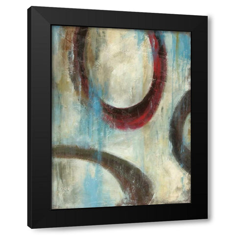 Graysons Loops II Black Modern Wood Framed Art Print by Pasion, Wani