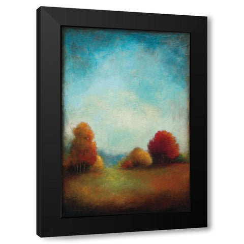 Through the Center Black Modern Wood Framed Art Print with Double Matting by Pasion, Wani