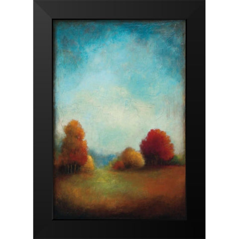 Through the Center Black Modern Wood Framed Art Print by Pasion, Wani