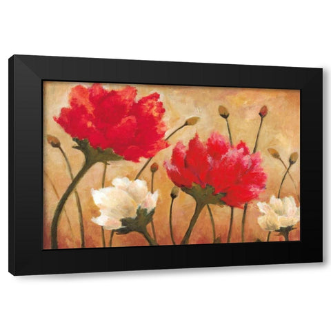 Dance Black Modern Wood Framed Art Print with Double Matting by Pasion, Wani