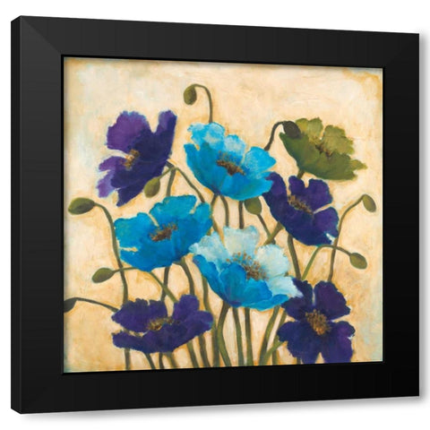 Bloom Where You Are Planted Black Modern Wood Framed Art Print by Pasion, Wani