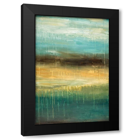 Adria  Black Modern Wood Framed Art Print by Pasion, Wani