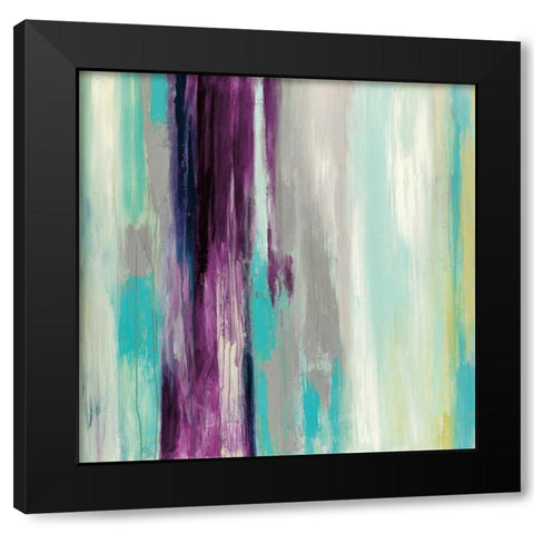 Firefall Black Modern Wood Framed Art Print by Pasion, Wani